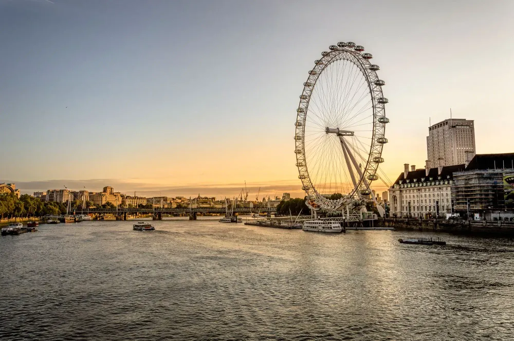 london at dusk